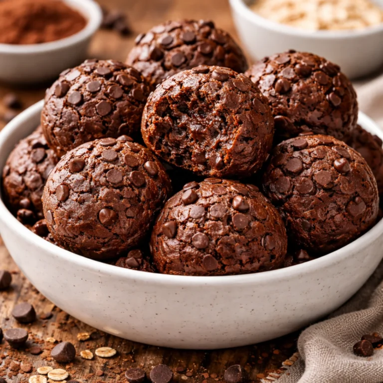 Healthy Protein Brownie Balls