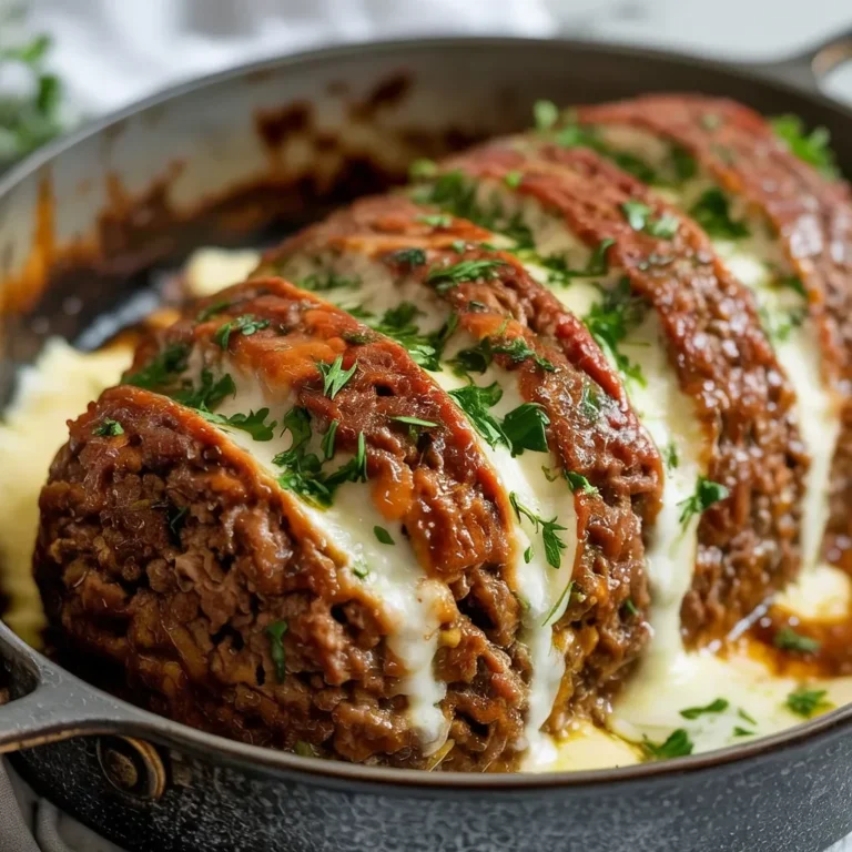 Garlic Parmesan Beef Meatloaf Recipe