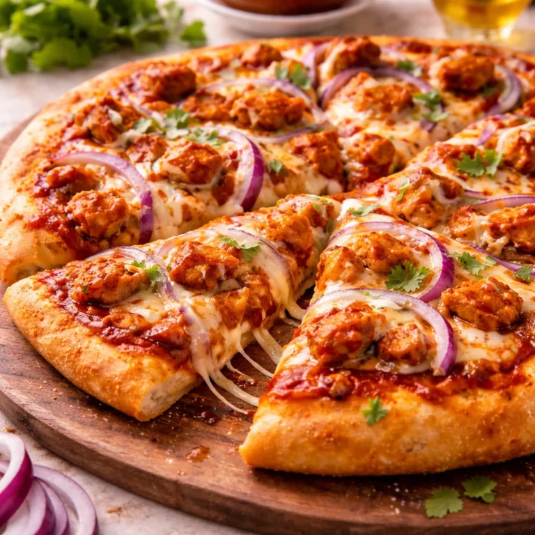 Cheesy BBQ Chicken Pizza Recipe