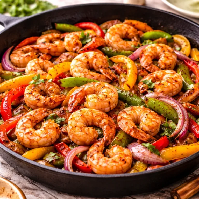 Spicy Shrimp Fajita Skillet Recipe