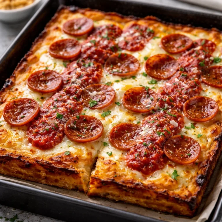 Easy Detroit Style Pizza Recipe for Beginners