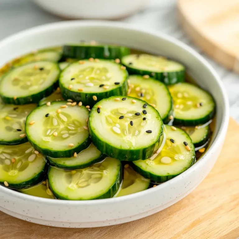Cucumber Sunomono Salad Japanese Recipe: 