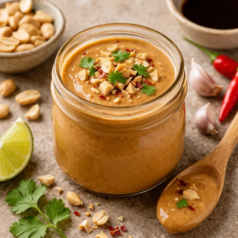 Easy Thai Peanut Sauce Recipe, Creamy, Savory, and Better Than Takeout