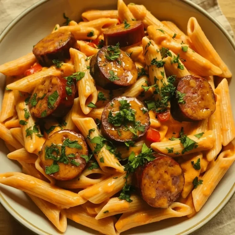 Creamy Cajun Sausage Pasta Recipe