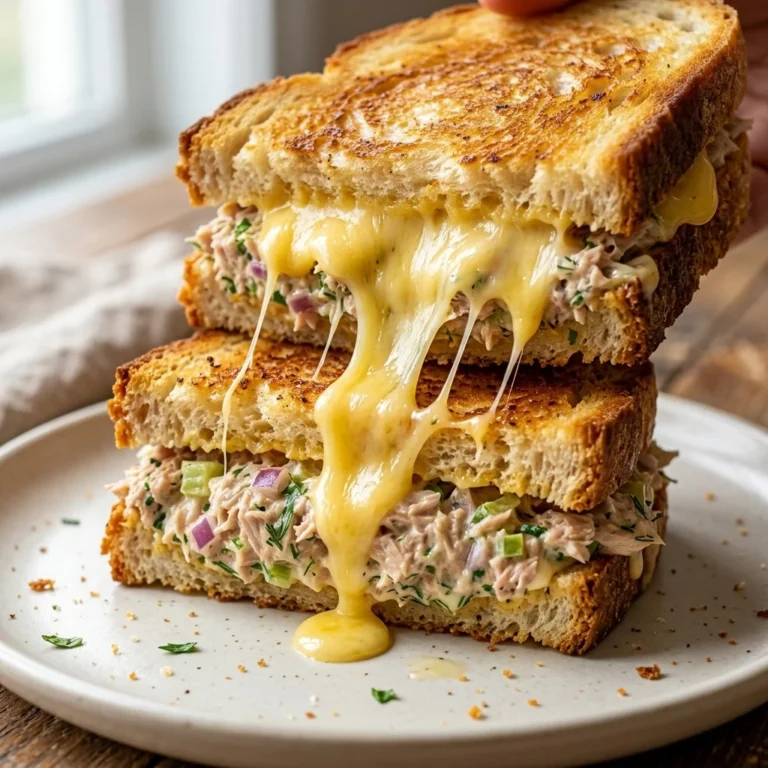 Best Tuna Melt Sandwich Recipe at Home – Crispy, Cheesy & Perfect Comfort Lunch Idea
