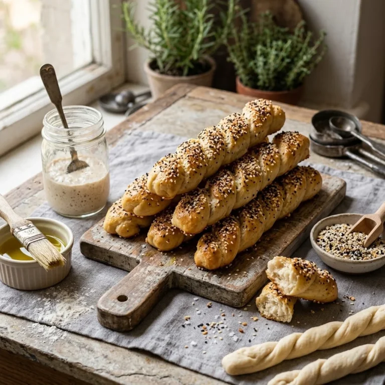 Sourdough Discard Breadsticks – Fluffy, Crunchy, and Irresistibly Delicious with a Tangy Twist