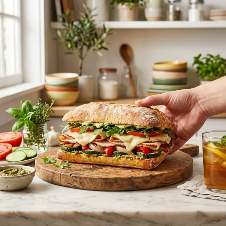 Gourmet Ciabatta Sandwich Recipe for a Flavor Packed Homemade Lunch That Feels Like a Café Style Meal