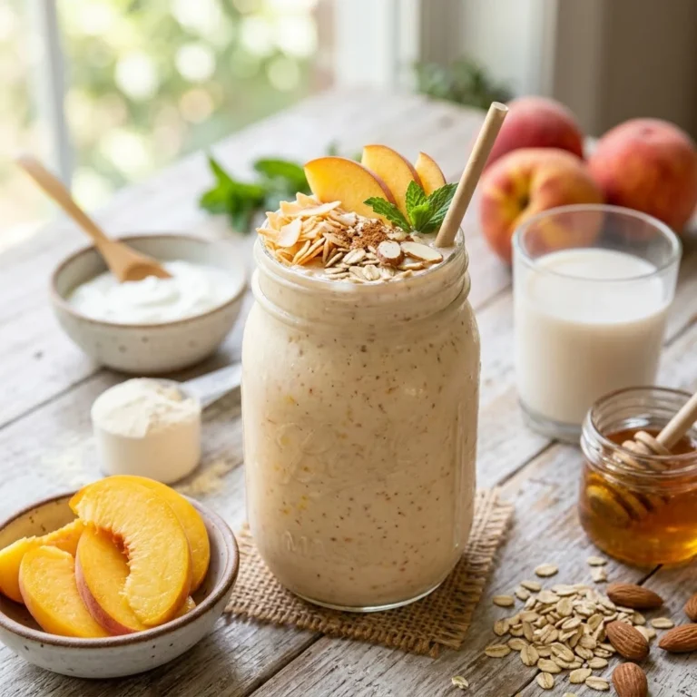 Peach Almond Smoothie: A Creamy and Nutritious Drink for All Seasons