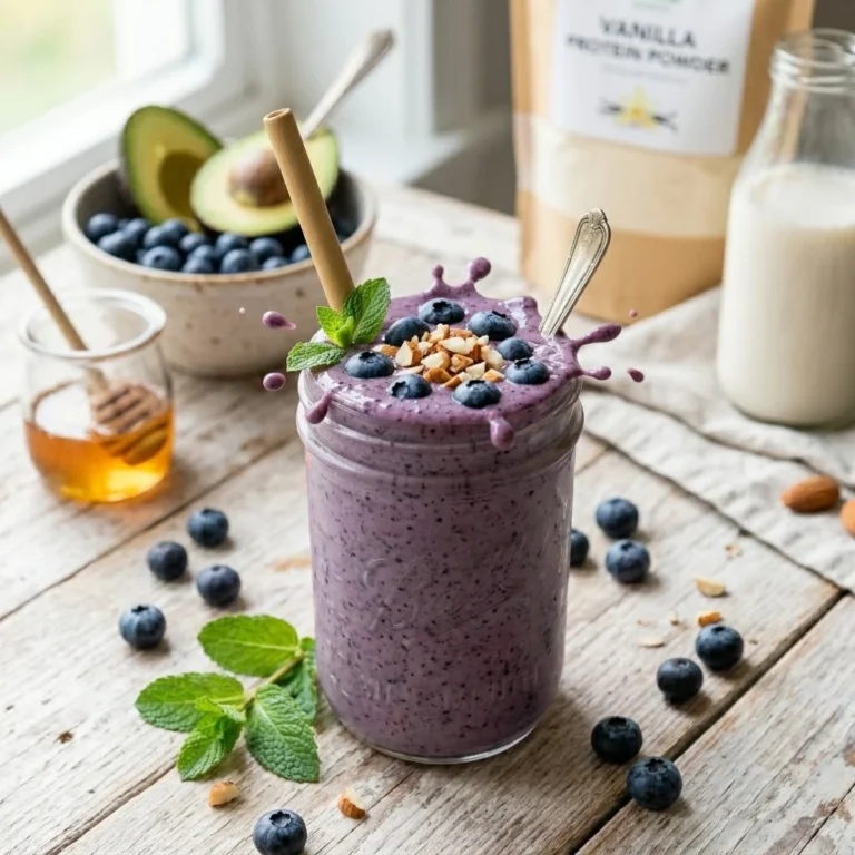 Blueberry Avocado Protein Smoothie: A Delicious and Nutrient-Packed Boost