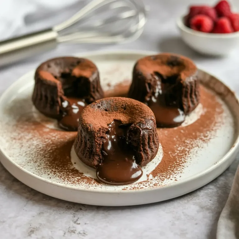 Easy Chocolate Molten Lava Cake Recipe