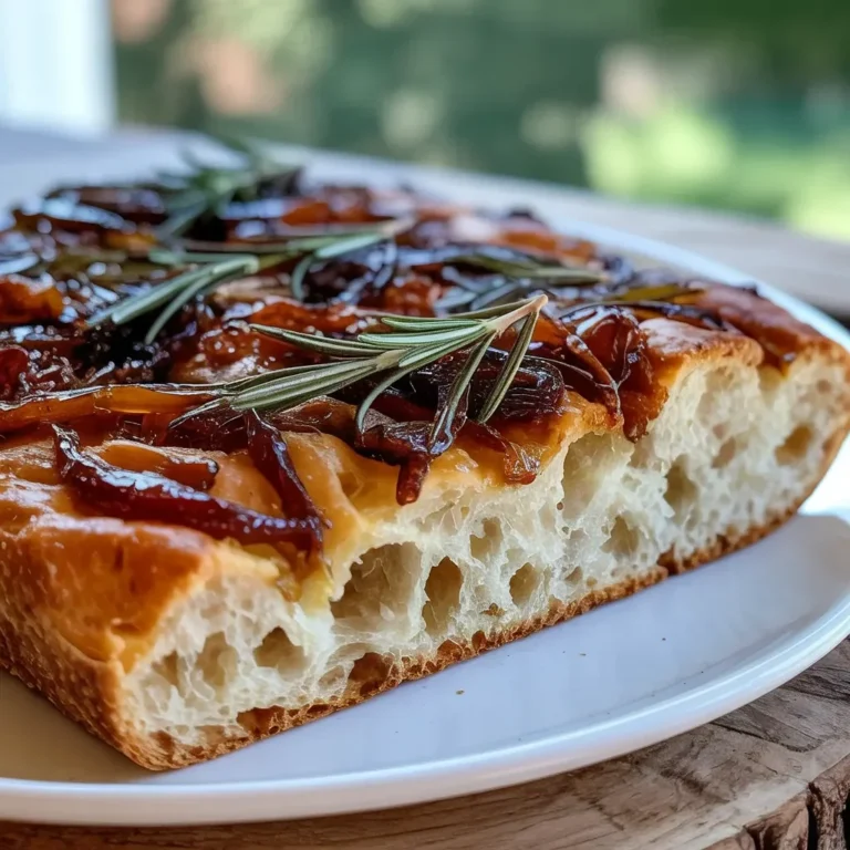 Sourdough Focaccia Bread Recipe: Crispy, Airy, and Deeply Flavorful
