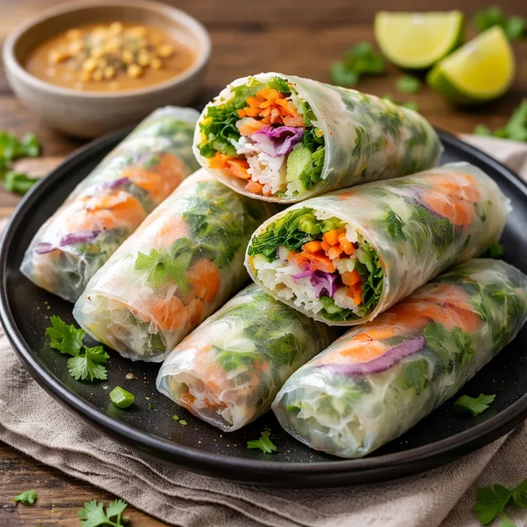 Rice Paper Crispy Spring Rolls Recipe: Golden, Crunchy, and Better Than Takeout