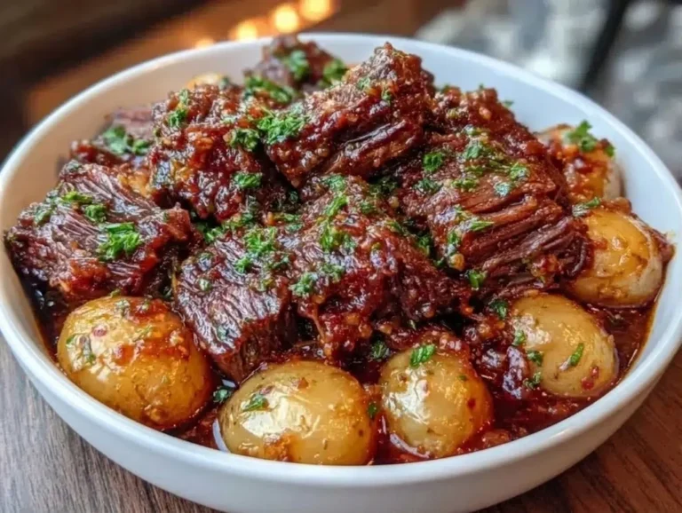 Slow Cooker Garlic Butter Beef and Potatoes – The Ultimate Comfort Dinner