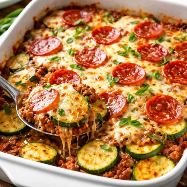 Zucchini Pizza Casserole Recipe: A Healthier, Flavor-Packed Alternative