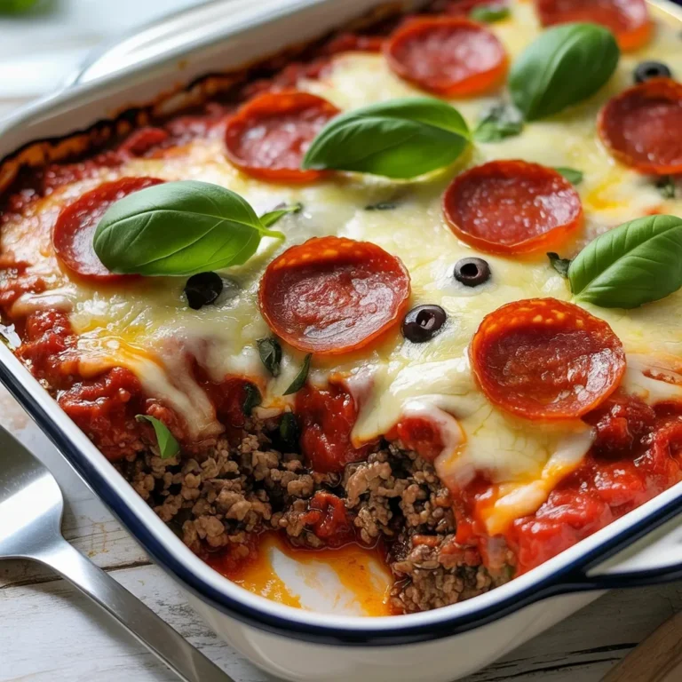 Low Carb Pizza Casserole with Cottage Cheese: A Healthy Twist on Classic Pizza