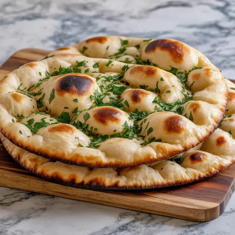 Quick Sourdough Discard Naan Recipe