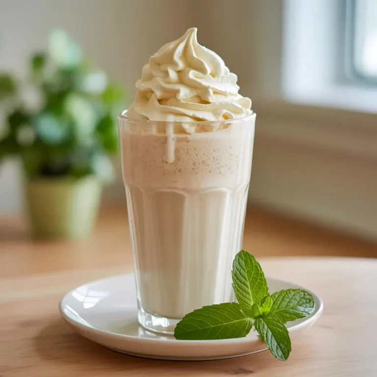 Easy Vanilla Milkshake Recipe