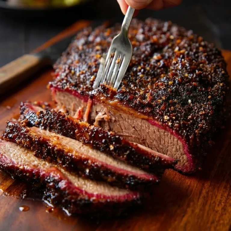 Smoked Corned Beef Recipe Slow Cooked Tender Juicy Brisket with Rich Smoky Flavor