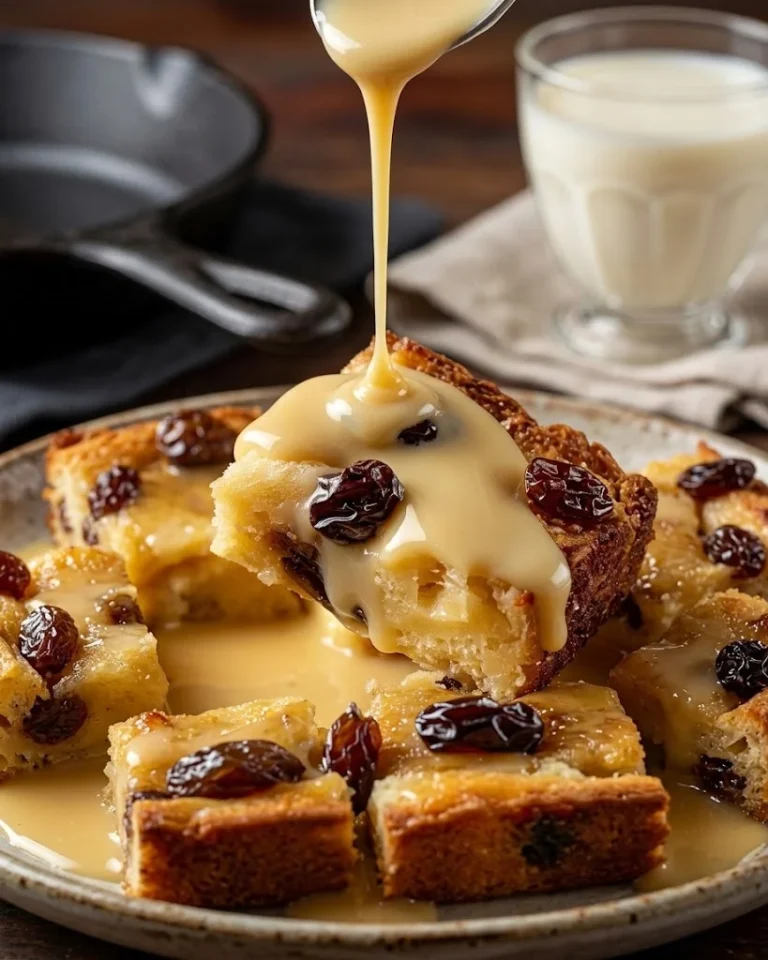 Custard Bread Pudding Recipe Easy Creamy Dessert with Soft Inside and Golden Top