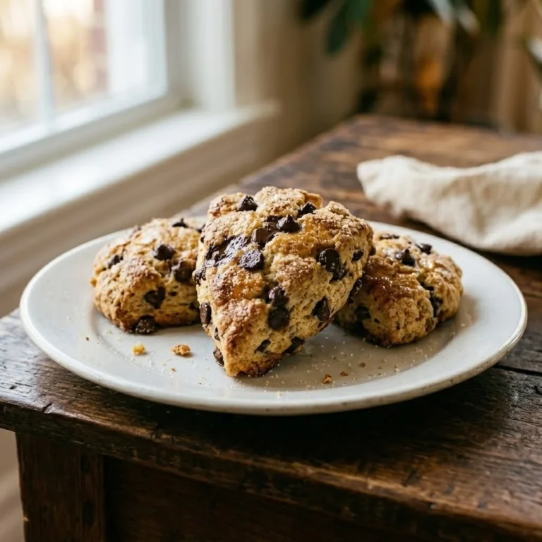 Easy and Delicious Chocolate Chip Scones Recipe – Perfect for a Sweet Breakfast or Afternoon Tea