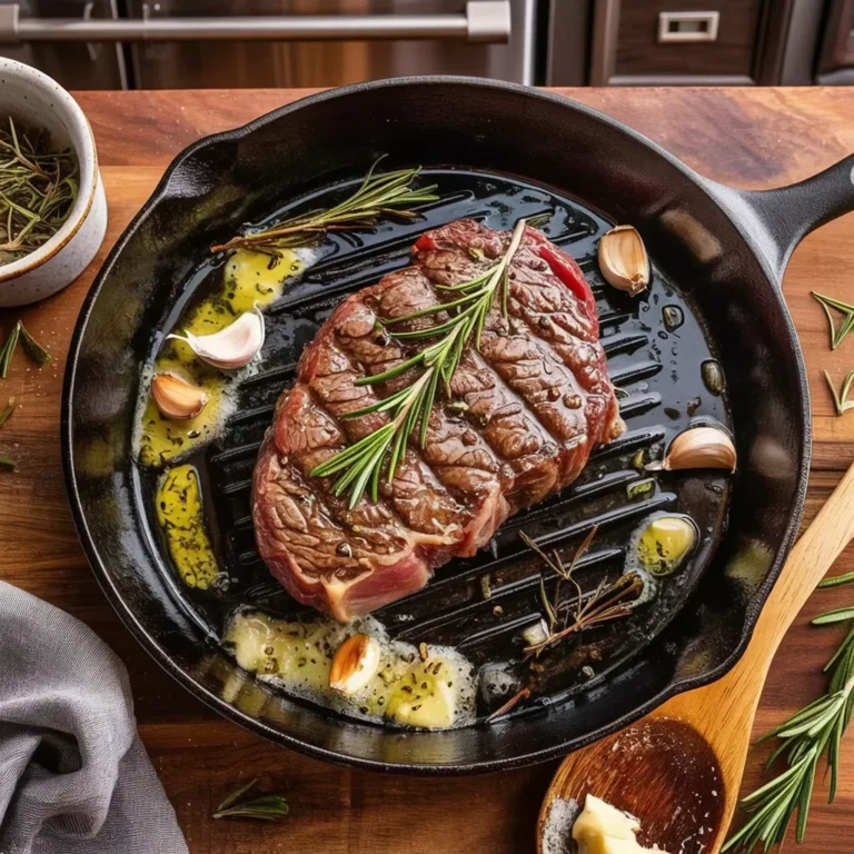 Cast Iron Steak with Garlic Butter: A Mouthwatering Recipe