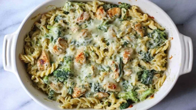 High Protein Alfredo Bake
