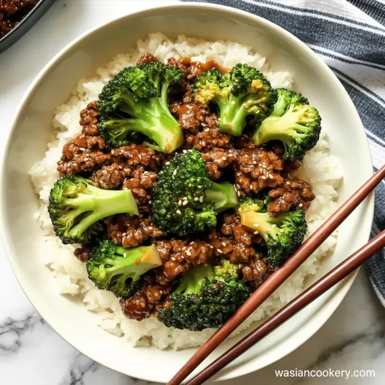 Ground Beef and Broccoli Healthy Recipe: Flavor Packed, Protein Rich, and Perfect for Busy Nights