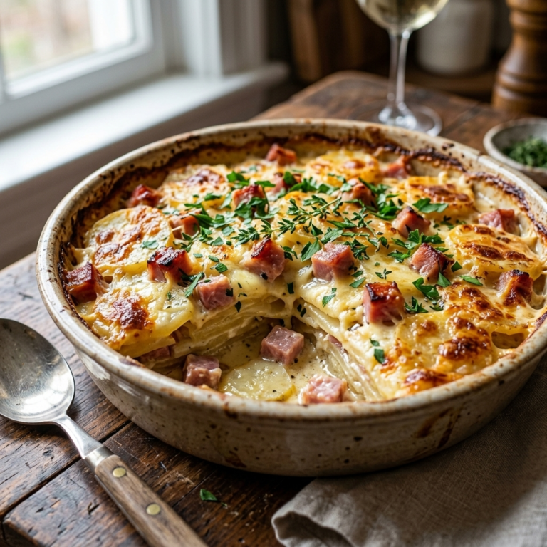 Scalloped Potatoes and Ham Recipe: Comforting, Creamy, and Flavorful