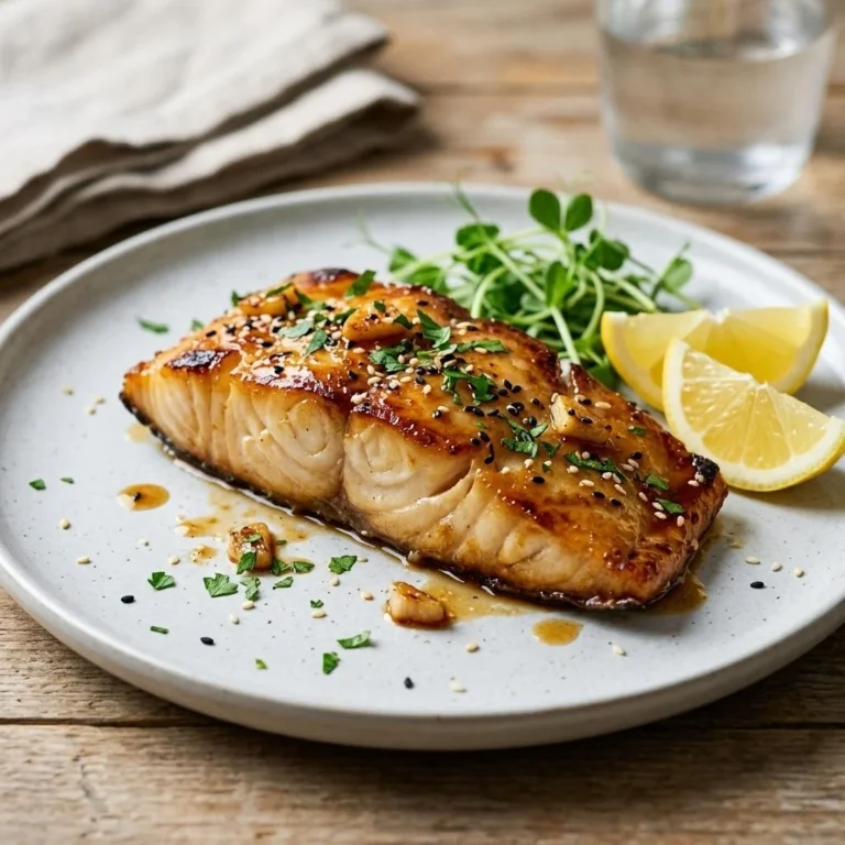 Crispy Black Cod Fillets with Lemon and Parsley: A Simple, Flavorful Seafood Dish