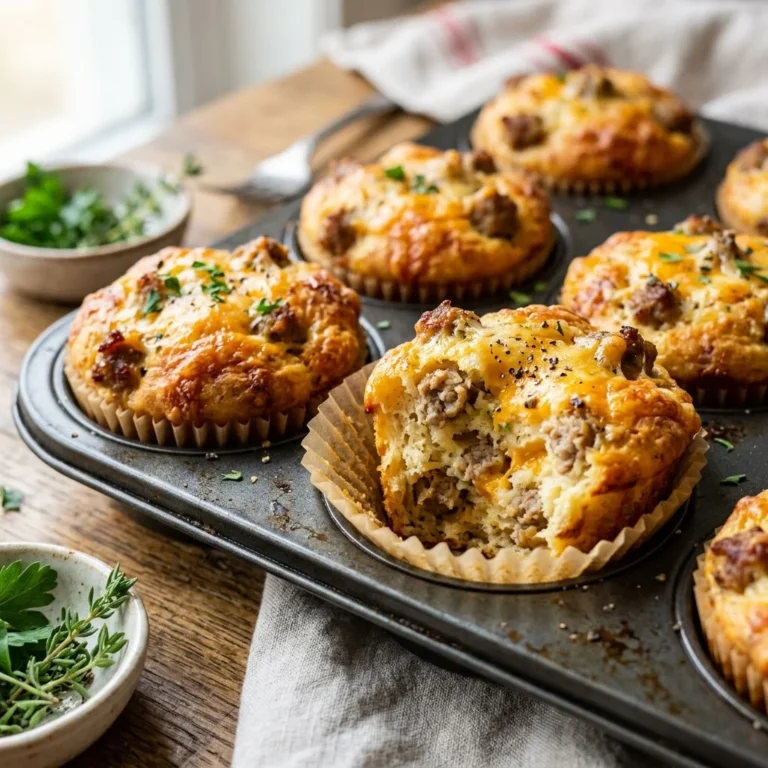 Pancake Sausage Bites Muffin Tins