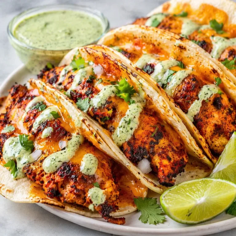 Smash Chicken Tacos Recipe