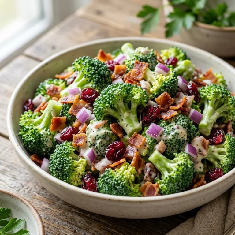 Broccoli Salad Recipe Easy & Healthy