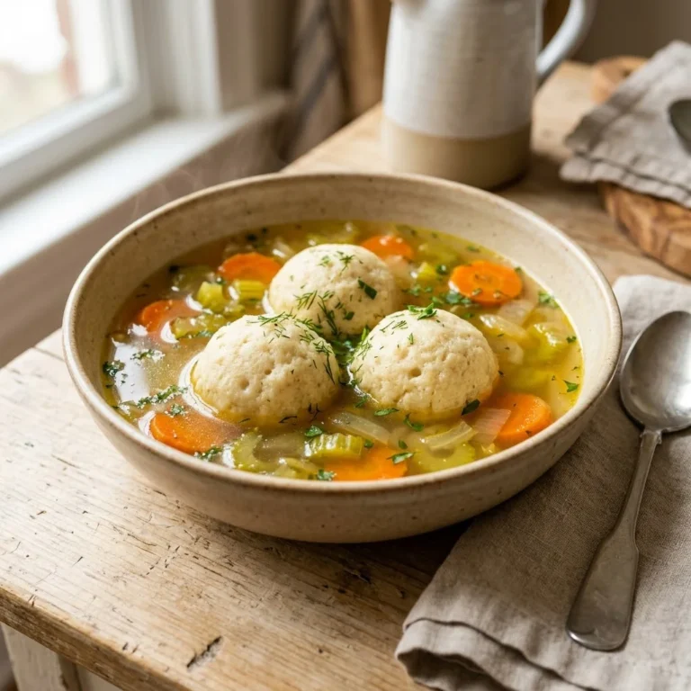 Easy Matzo Ball Soup Recipe