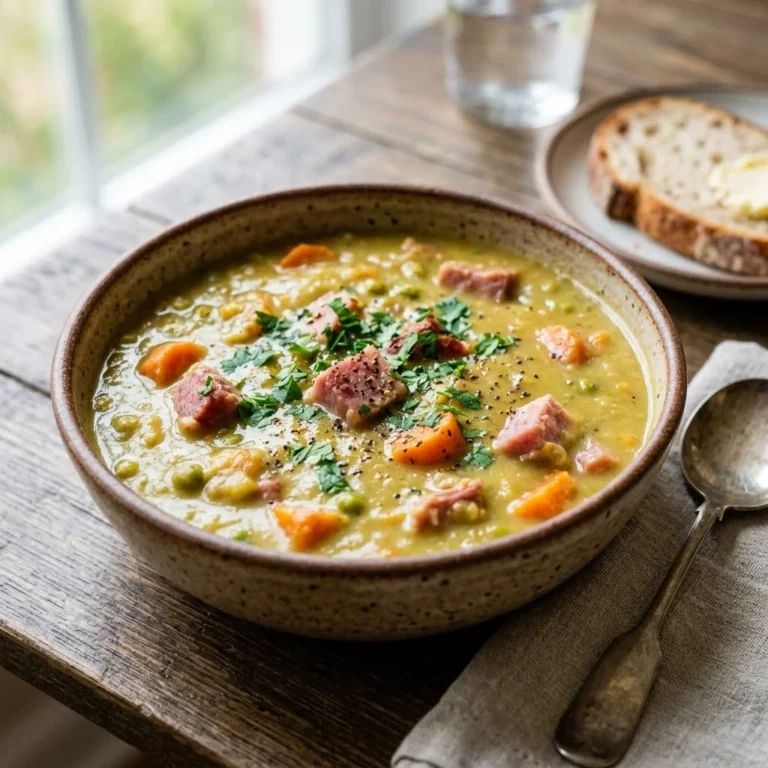 Split Pea Soup with Ham Recipe: Hearty, Comforting, and Full of Flavor