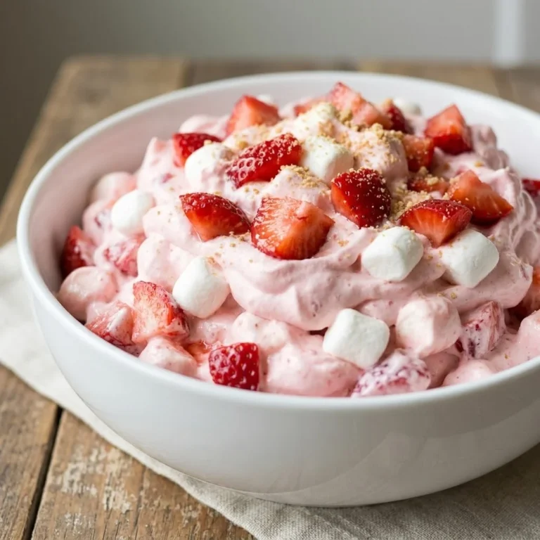 Easy Strawberry Fluff Salad Recipe: A Sweet, Creamy Delight