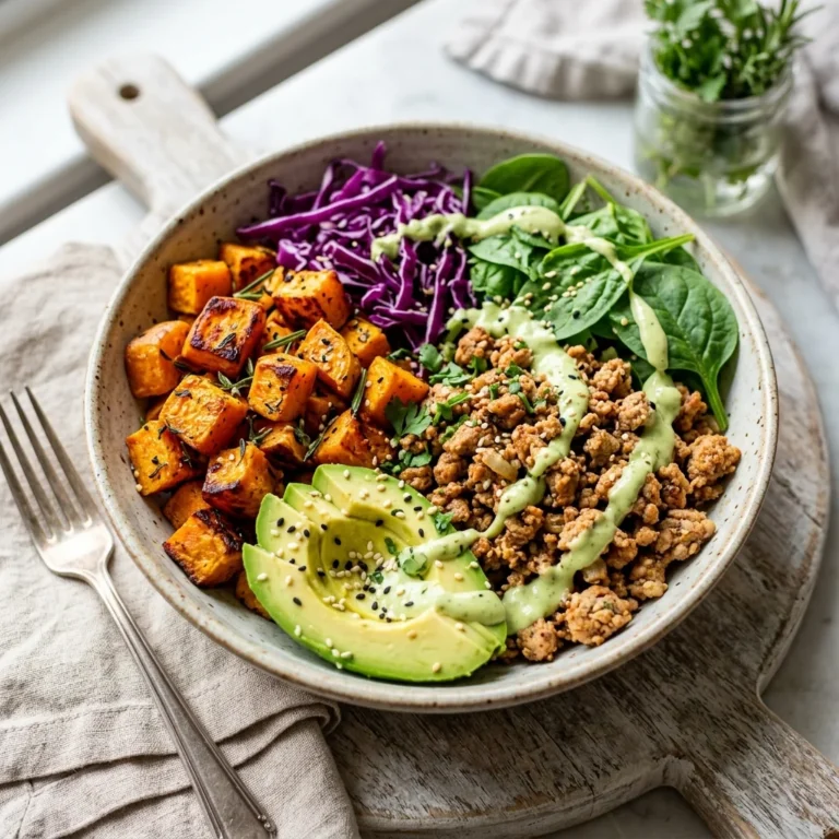 Quick and Easy Sweet Potato Ground Turkey Bowl Recipe: Healthy, Flavorful, and Satisfying