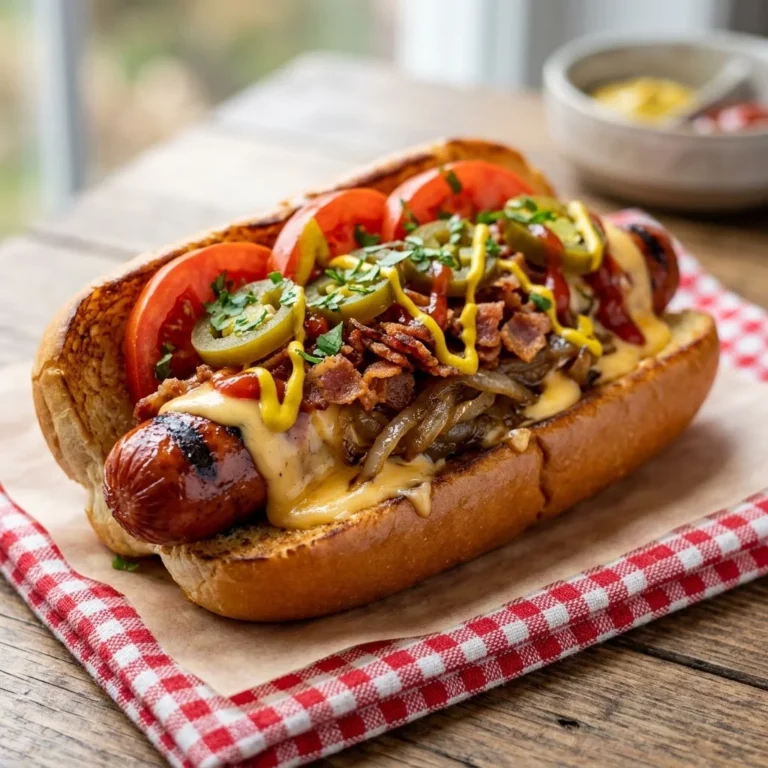 Quick and Easy Loaded Hot Dogs Recipe