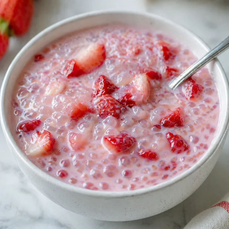 Strawberry Sago Dessert Recipe: Sweet, Creamy, and the Perfect Summer Treat