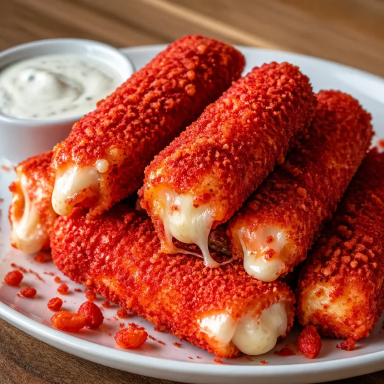 How to Make Hot Cheeto Mozzarella Sticks Recipe: Crispy, Cheesy, and Irresistibly Delicious