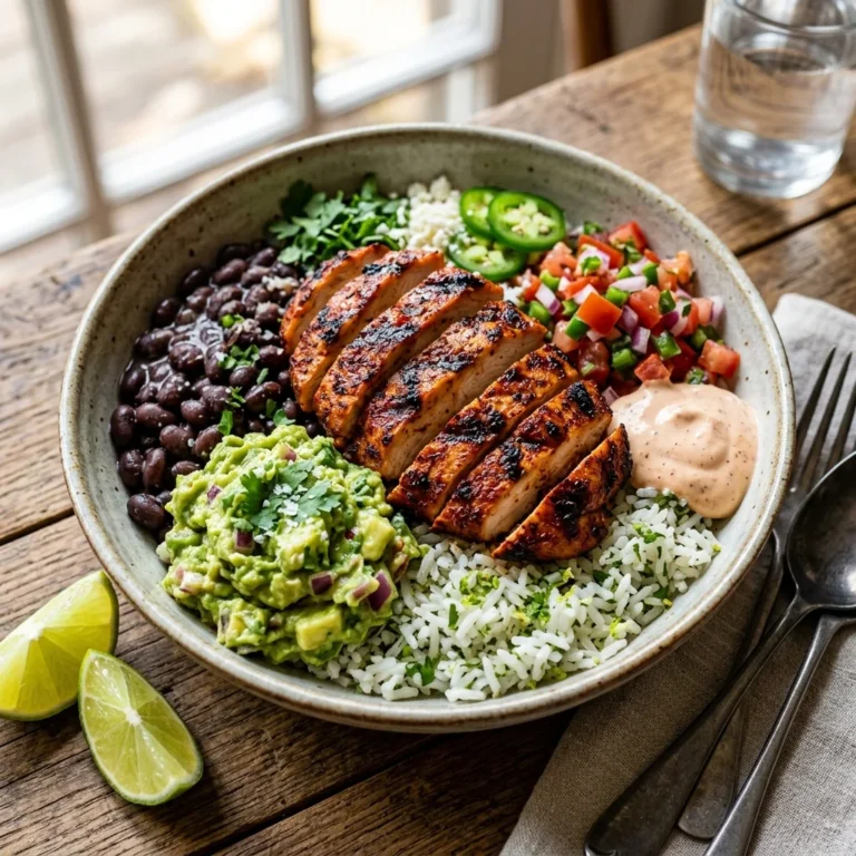 Healthy Chicken Chipotle Bowl Recipe