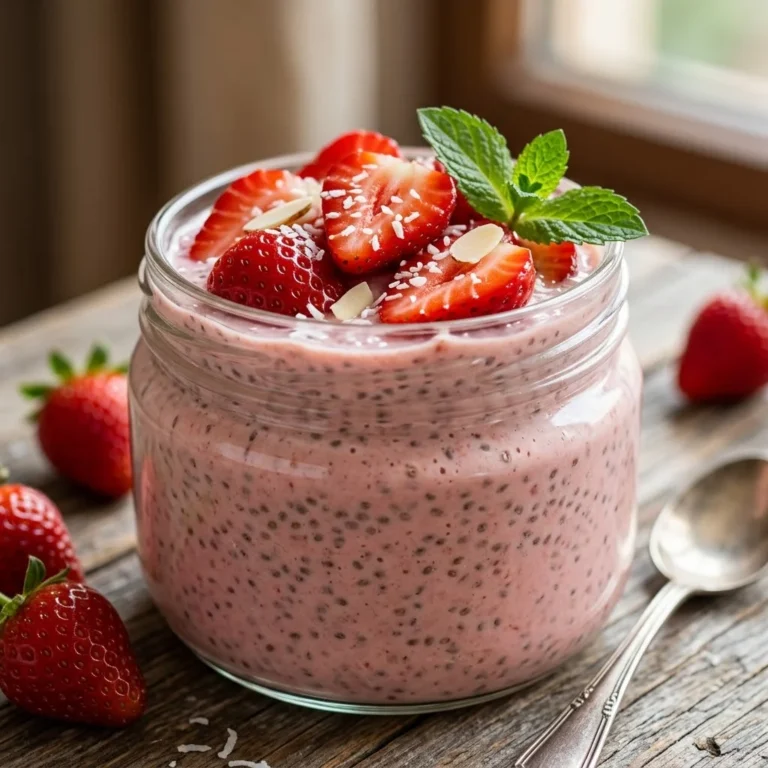 Creamy Strawberry Chia Seed Pudding Recipe