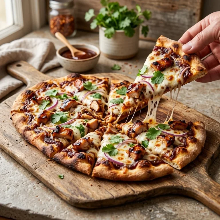 BBQ Chicken Flatbread Pizza Recipe: A Flavorful Twist on Classic Pizza