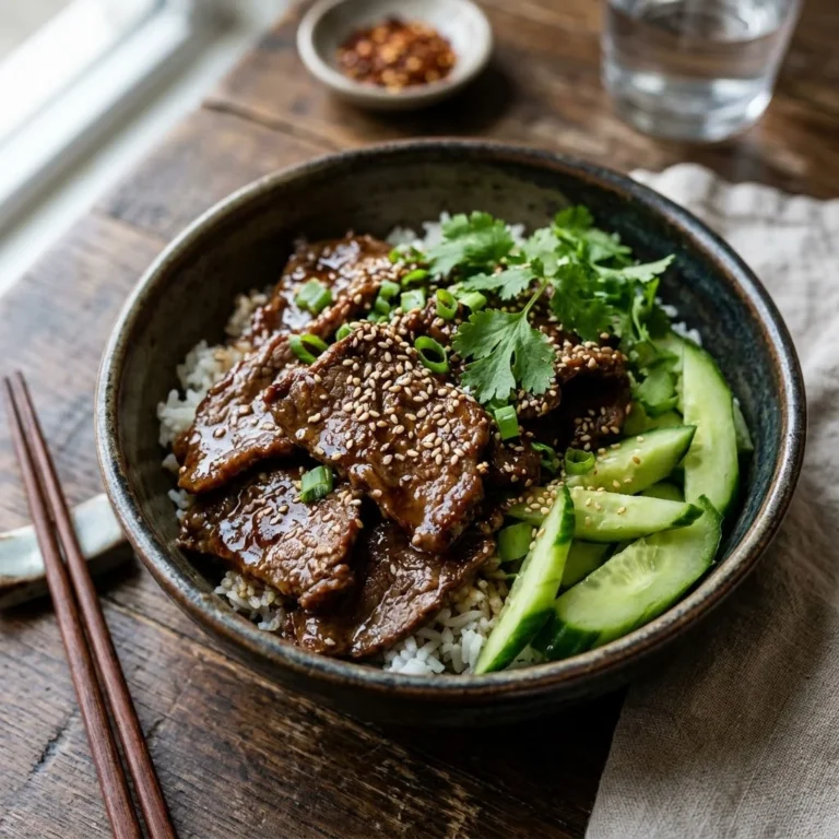 Spicy Korean Ground Beef | Quick Low-Carb Dinner Option