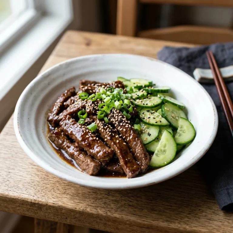Perfect Beef Stir-Fry with Cucumber Salad – A Flavorful and Easy Recipe
