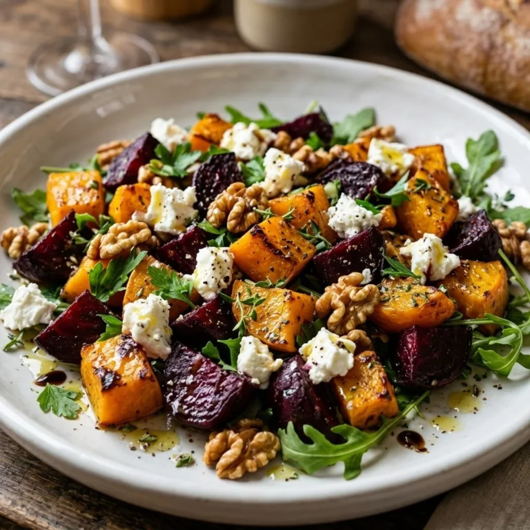 Fresh Chickpea, Beet, and Feta Salad – A Delicious, Nutritious, and Vibrant Dish