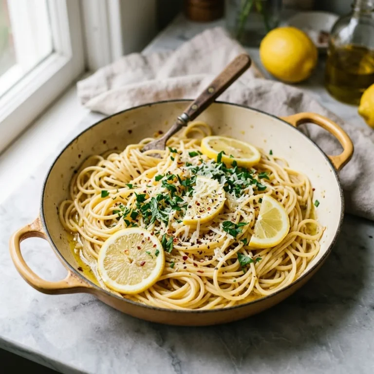 Creamy Lemon Pasta & Crispy Potato Wedges – The Ultimate Comfort Meal Guide