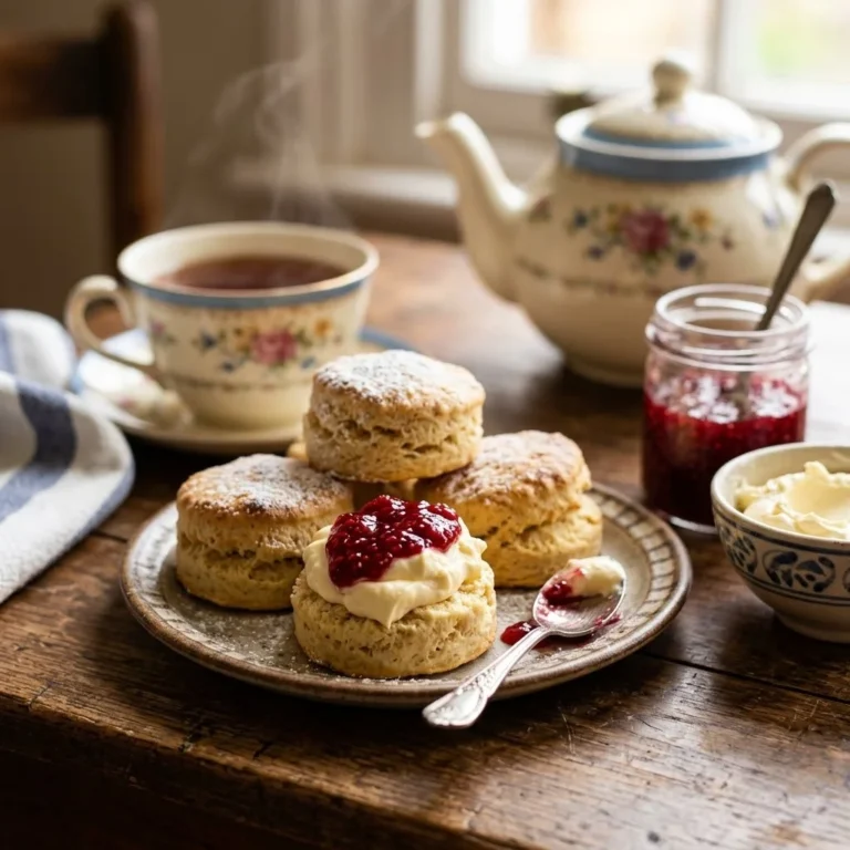 Mini Scones with Jam & Cream – Classic Afternoon Tea Treat Made Easy at Home