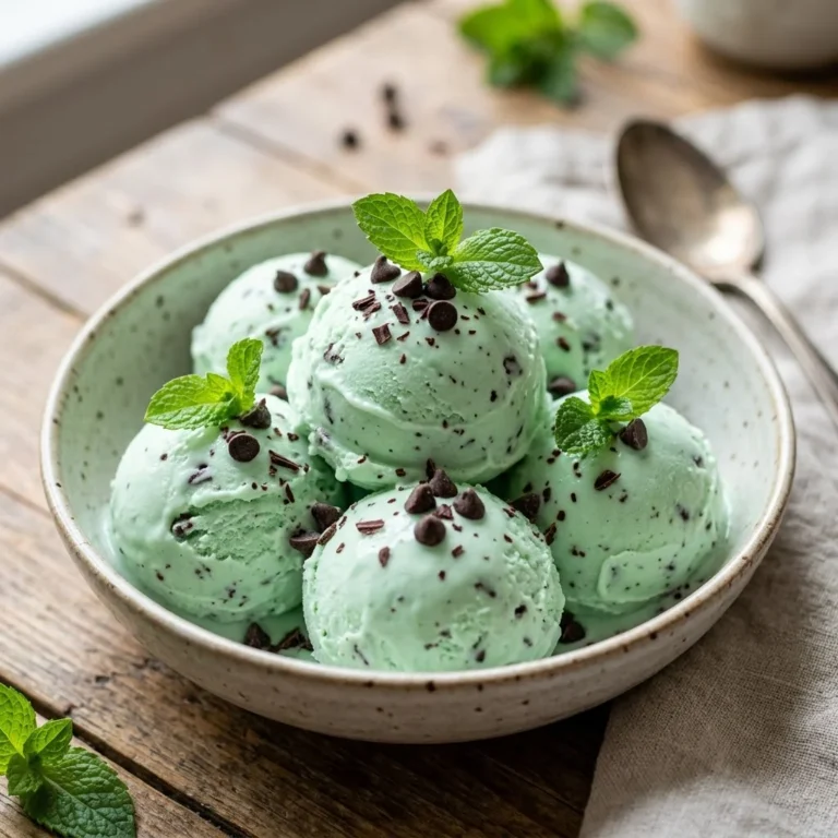 Homemade Mint Ice Cream Recipe: Refreshing, Creamy, and Perfect for Summer
