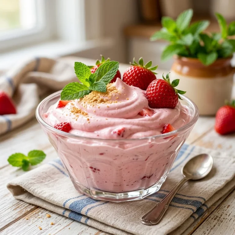 Strawberry Fluff Dessert Recipe: Light, Creamy, and Sweetly Refreshing