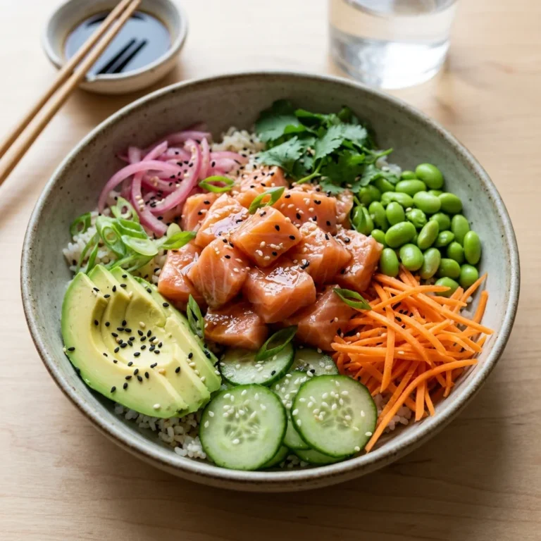 Healthy Salmon Poke Bowl Recipe: Fresh and Flavorful
